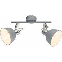 Globo Gerda Dual Wall Light, Grey