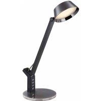 Globo Ursino Black Table Lamp Wih Usb Port, Black