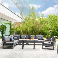 Life Soho High Back Outdoor Corner Set, Grey