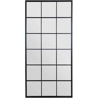 Mirroroutlet Genestra Black Garden Wall Mirror 174cm X 85cm, Black