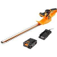 LawnMaster MX 24V 52cm Cordless Hedge trimmer, Orange