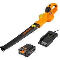 LawnMaster MX 24V Cordless Leaf Blower, Orange