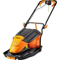 LawnMaster 36cm 1800W Hover Electric Lawnmower with Grass Collection, Orange