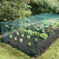 Garden Skill Gardenskill Fruit And Vegetable Garden Cage Kit With Butterfly Netting 1 X 1 X 0.625M, Green