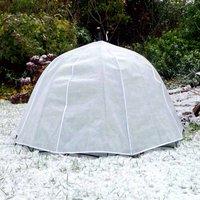Garden Skill Gardenskill Frost Brolly Pest And Winter Protection Plant Umbrella Dome, White