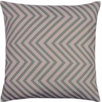 Furn. Zig Zag 100 Recycled Polyester Filled Cushion Blush Grey, Pink