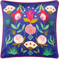 Kate Merritt Fiesta Folk Polyester Filled Cushion Multicolour, Multi