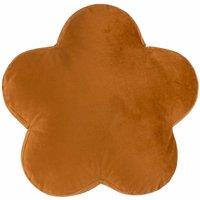 Heya Home Flower Ready Filled Cushion Ginger, Orange