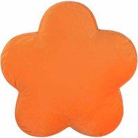 Heya Home Flower Ready Filled Cushion Orange, Orange