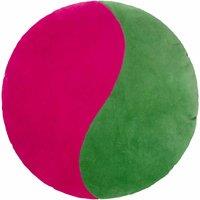 Heya Home Unity Round Ready Filled Cushion Green Pink, Green