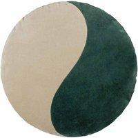 Heya Home Unity Round Ready Filled Cushion Petrol Stone, Blue