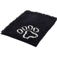 Bunty Microfibre Small Pet Mat Black, Black