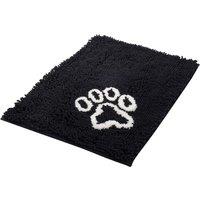 Bunty Microfibre Medium Pet Mat Black, Black