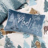Furn. Arcticus Noel Polyester Filled Cushion Blue, Blue