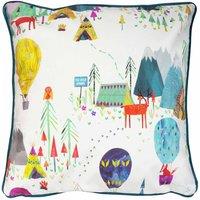Prestigious Textiles Away We Go Polyester Filled Cushion Rainbow, Multi