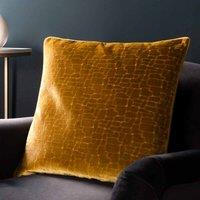 Paoletti Bloomsbury Polyester Filled Cushion Mustard, Yellow