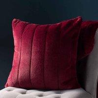 Paoletti Empress Polyester Filled Cushion Ruby, Red