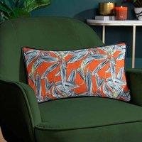 Wylder Tropics Ebon Wilds Nkiru Polyester Filled Cushion Cinnamon, Brown