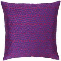 Paoletti Louvre Polyester Filled Cushion Skydiver Camel, Purple