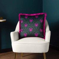 Paoletti Lupita Polyester Filled Cushion Emerald Pink, Green
