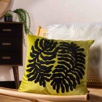 Furn. Maldive Polyester Filled Cushion Moss, Green