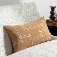 furn Hoem Marzena Polyester Filled Cushion Toffee, Green