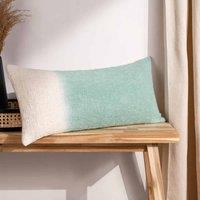 Furn. Mizu Rectangular Polyester Filled Cushion Eucalyptus, Green