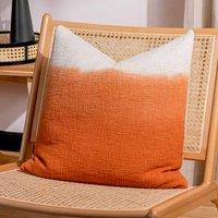 Furn. Mizu Polyester Filled Cushion Amber, Orange