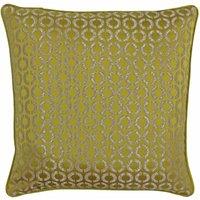 Paoletti Piccadily Polyester Filled Cushion Gold Plum, Gold