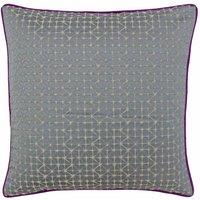 Paoletti Pimlico Polyester Filled Cushion Silver Magenta, Silver
