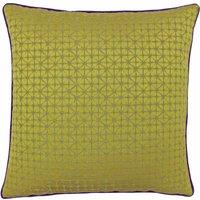 Paoletti Pimlico Polyester Filled Cushion Gold Purple, Gold