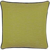 Paoletti Putney Polyester Filled Cushion Citrine Navy, Green