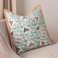 Wylder Silk Moth Polyester Filled Cushion Pale Pink, Pink