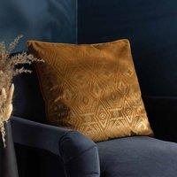 Paoletti Tayanna Polyester Filled Cushion Mustard, Yellow
