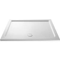 Hudson Reed Rectangular Shower Tray 1300 x 800mm - White, White