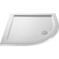 Hudson Reed Quad Shower Tray 800 x 800mm - White, White