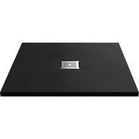 Hudson Reed Square Shower Tray 900 x 900mm - Black, Black