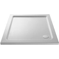 Hudson Reed Square Shower Tray 760 x 760mm - White, White