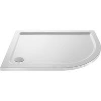 Hudson Reed Offset Quad Shower Tray Right Hand 1200 x 900mm - White, White