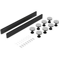 Hudson Reed Leg Set Suitable For 1000 Square & Rectangular Trays - Slate Grey