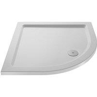 Hudson Reed Slip Resistant Quadrant Shower Tray 800 x 800mm - White, White