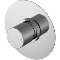 Nuie Thermostatic Temperature Control Round Valve - Chrome