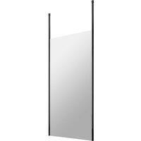 Hudson Reed 1000mm Wetroom Screen With Ceiling Posts - Matt Black