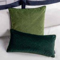 Paoletti Torto Polyester Filled Cushion Moss Emerald, Green