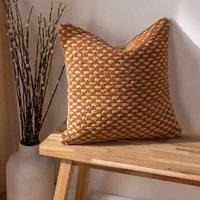 Yard Wikka Polyester Filled Cushion Pecan, Brown