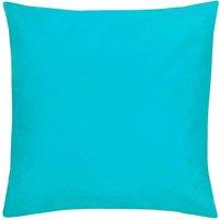 Furn Plain Large Outdoor Polyester Filled Cushion Aqua, Blue
