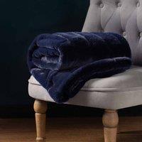 Paoletti Empress Large Throw Navy