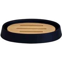 Showerdrape Sonata Black Soap Dish, Black