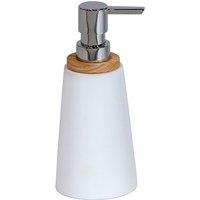 Showerdrape Sonata White Liquid Soap Dispenser, White