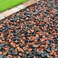 Mainland Aggregates 20mm Black And Red Chippings, Multi